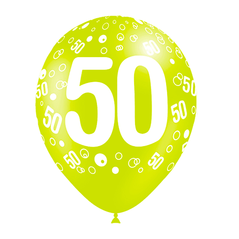 Ballon Nombre tout autour par 8 (18 à70)