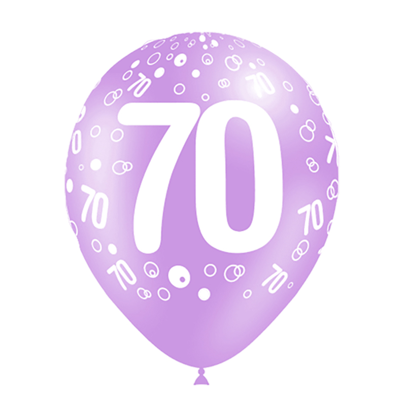 Ballon Nombre tout autour par 8 (18 à70)