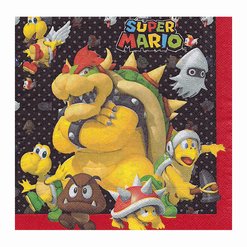 Serviette jetable Mario