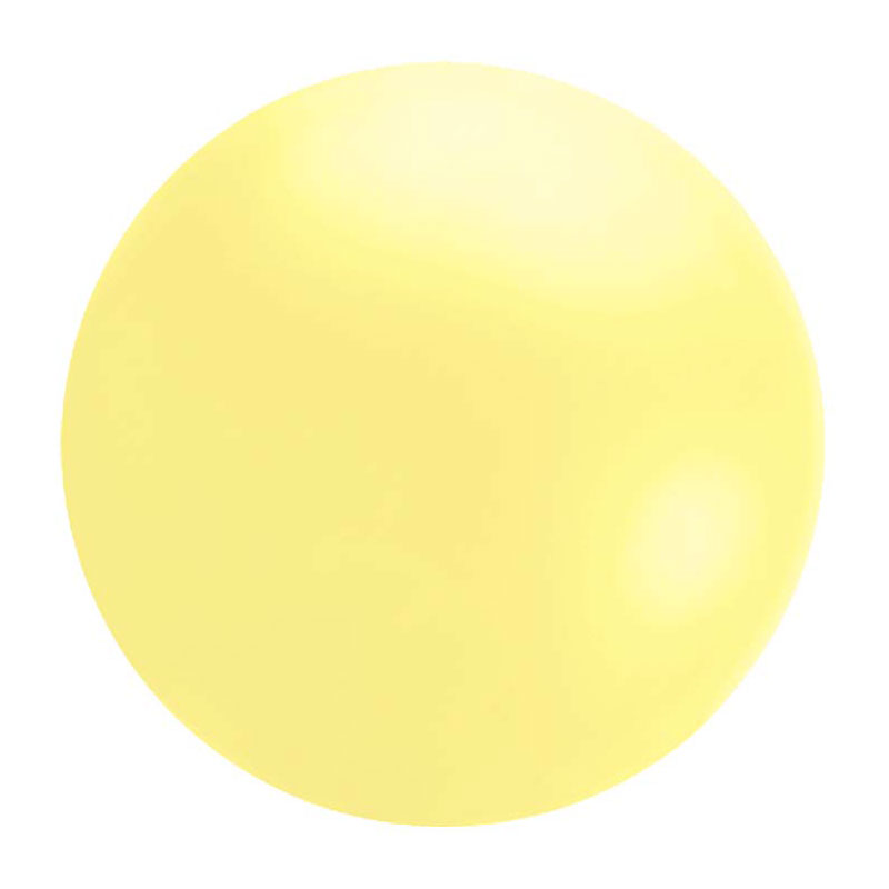 Ballon Géant Jaune Pastel (Pastel Yellow)