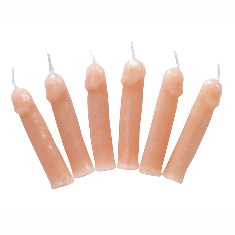 Bougies Zizi par 6