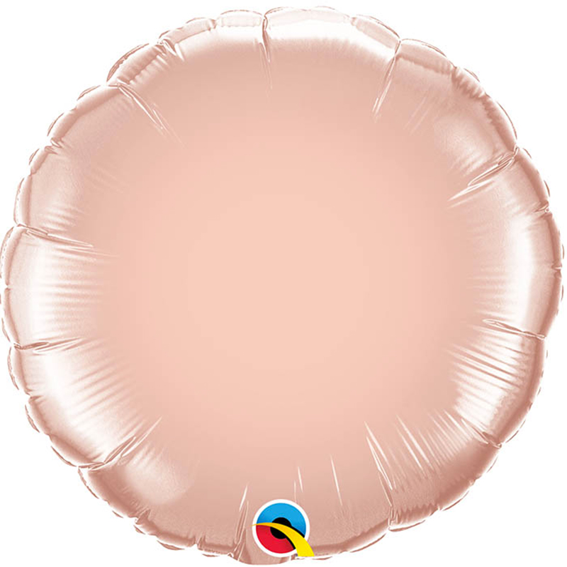 Ballon Mylar rond (rose gold)