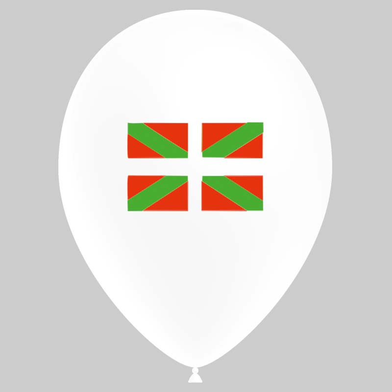 Ballon drapeau Pays Basque (latex)