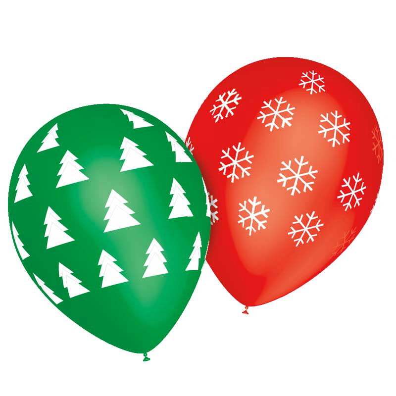 Ballon Sapin et Flocon