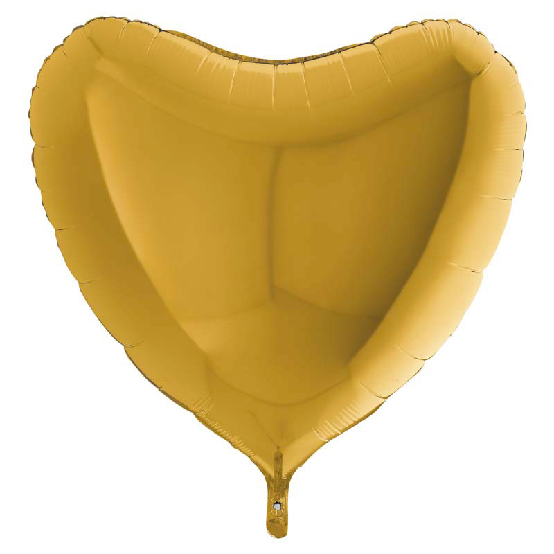 Ballon Alu Coeur Or G5