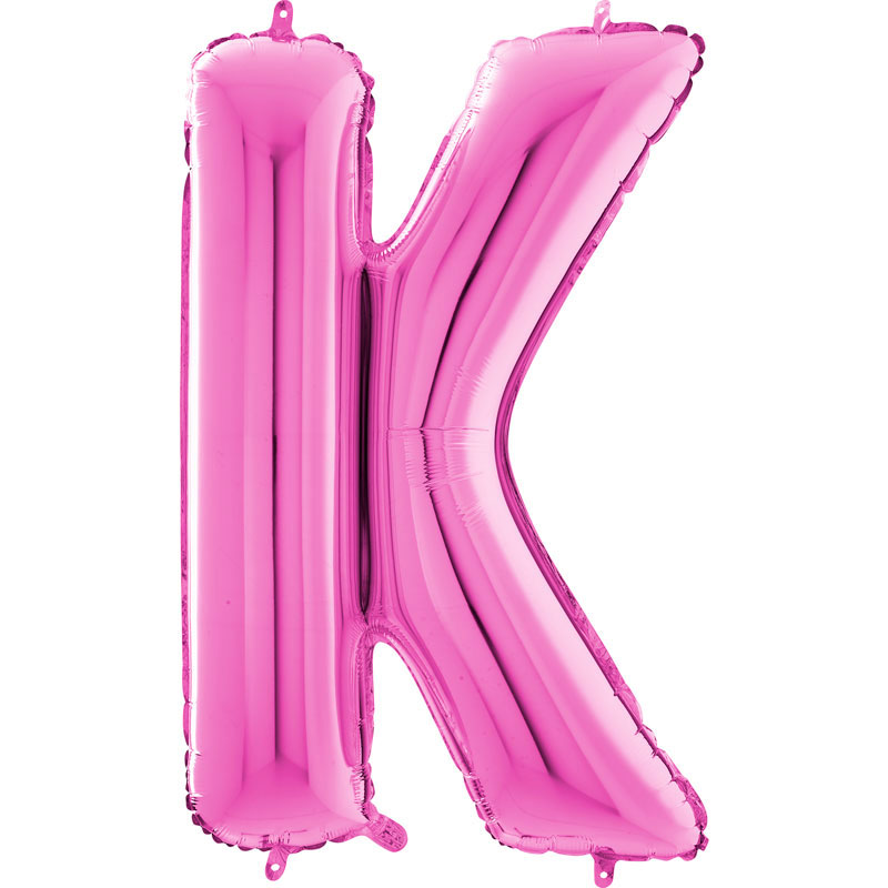 Ballon aluminium K Fushia