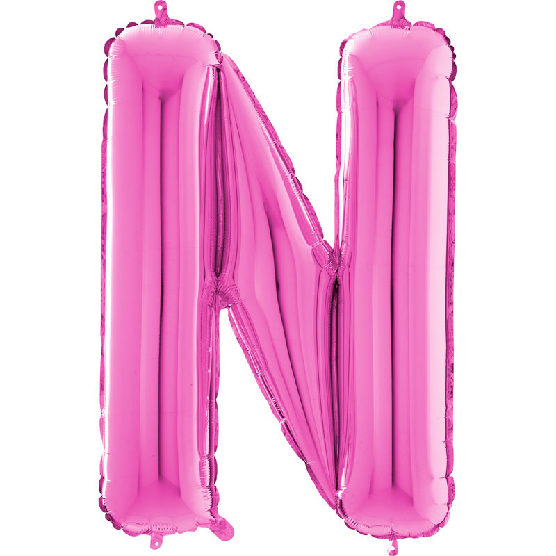 Ballon aluminium N Fushia