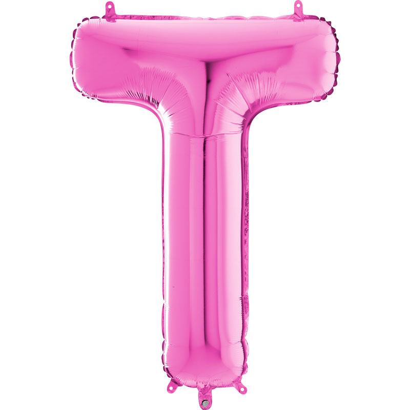 Ballon aluminium T Fushia