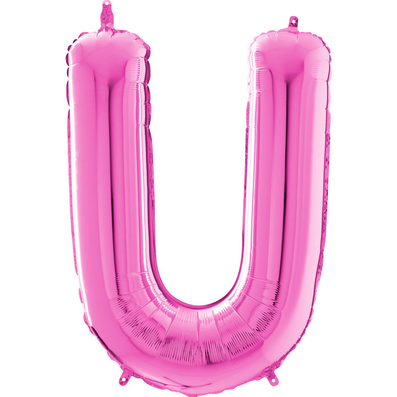 Ballon aluminium U Fushia