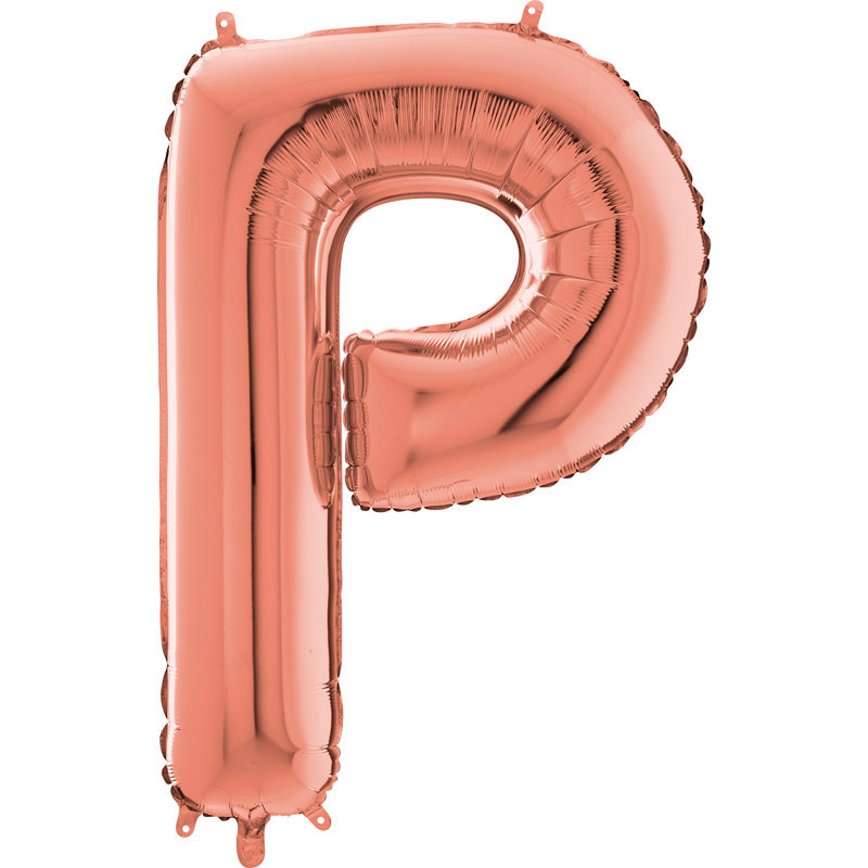 Ballon aluminium P Rose Or