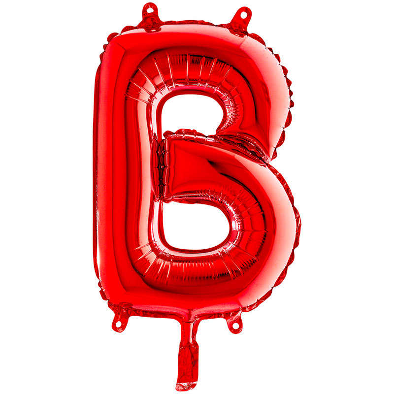 Ballon aluminium B Rouge