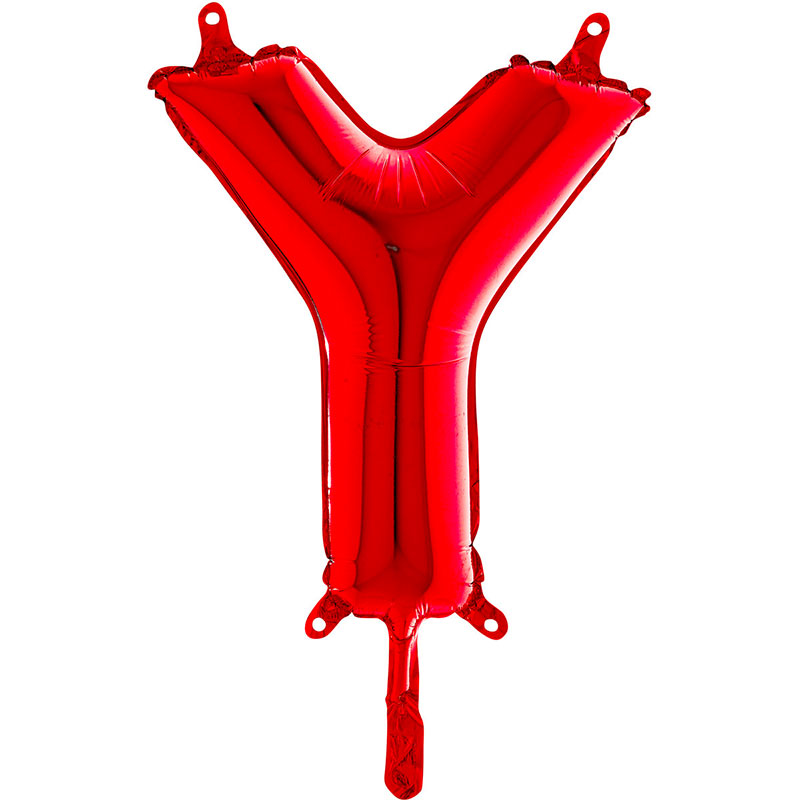 Ballon aluminium Y Rouge