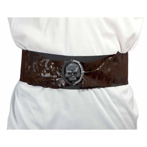 Ceinture de pirate avec tête de mort