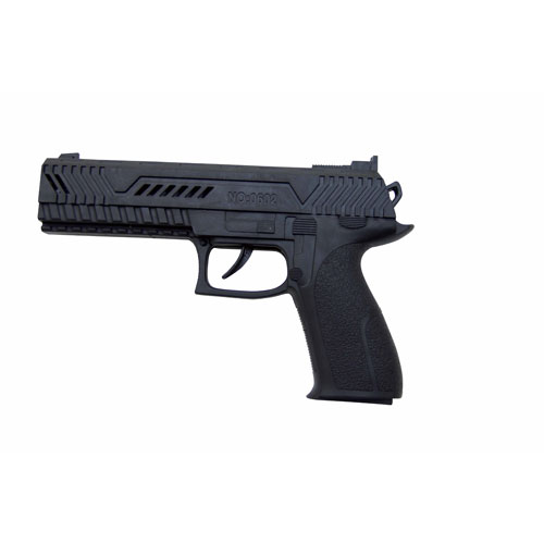 Pistolet automatique sonore plastique noir-21cm