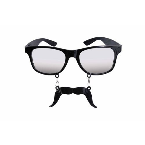 Lunettes Plastique Moustache noir