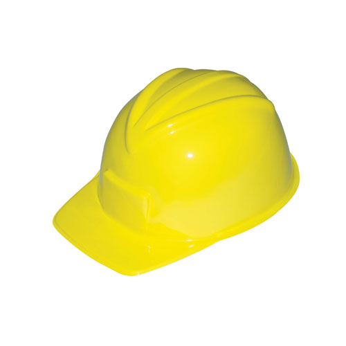 Casque de chantier jaune Adulte