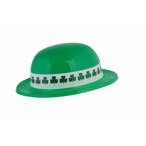 Chapeau Plastique melon Saint Patrick