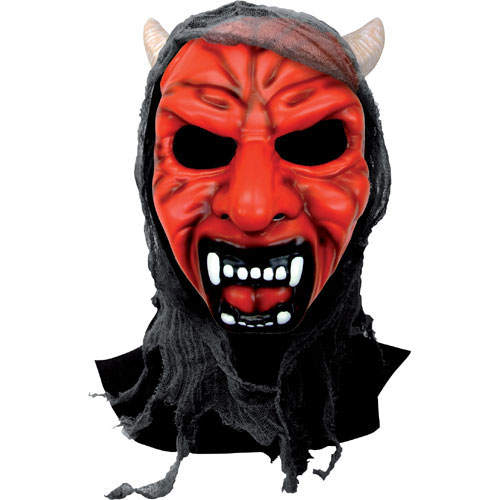 Masque EVA avec cagoule Diable adulte