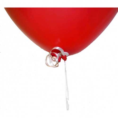 Attaches Ballon Avec Bolduc (par 100)