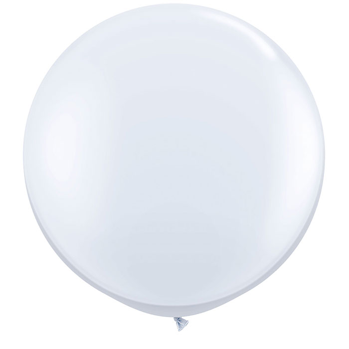 Ballon Blanc (White) Qualatex