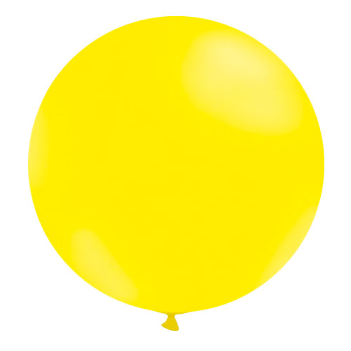 Ballon jaune citron