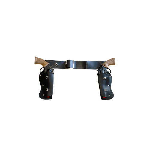 Ceinture Cow Boy noire adulte