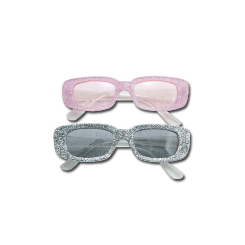 Lunettes plastique paillettes