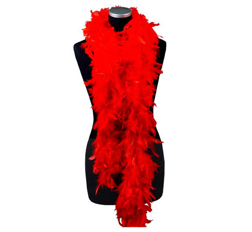 Boa Plumes 1,80m 50 g Rouge