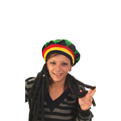 Chapeau rasta avec Dreadlocks