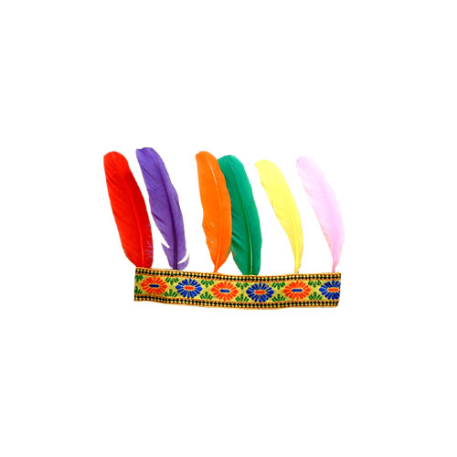 Bandeau indien 6 plumes