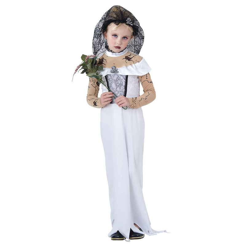 Déguisement Mariée Zombie Luxe fille Halloween