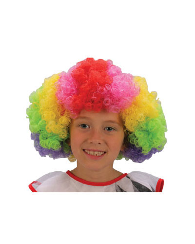 Perruque Enfant Pop Clown Multicolore