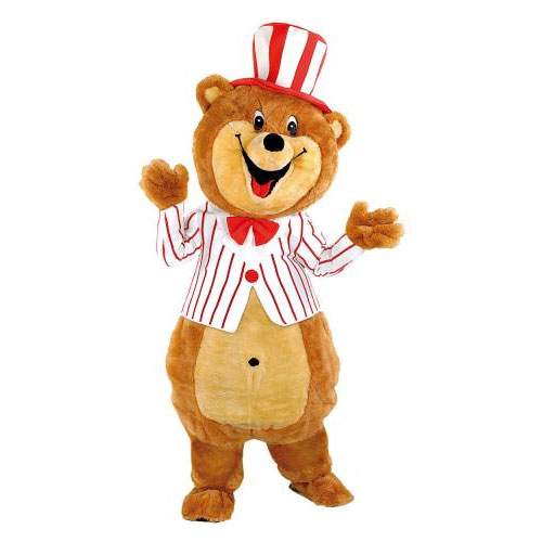 Déguisement mascotte ours de cirque