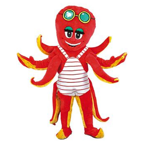 Déguisement mascotte pieuvre