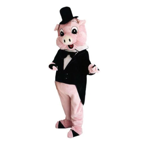 Déguisement mascotte cochon marié homme