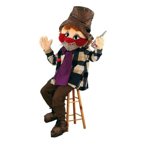 Déguisement mascotte pochetron