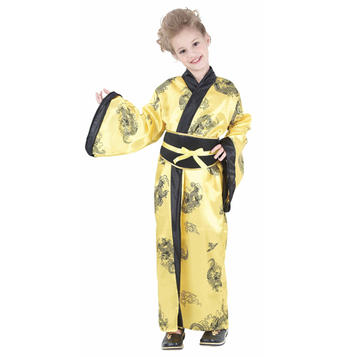 Déguisement Chinoise jaune fille