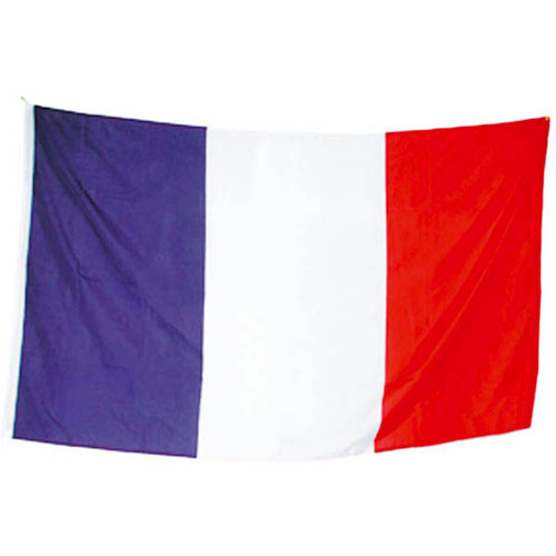 Drapeau Français de façade en tissu GM 90 x 150