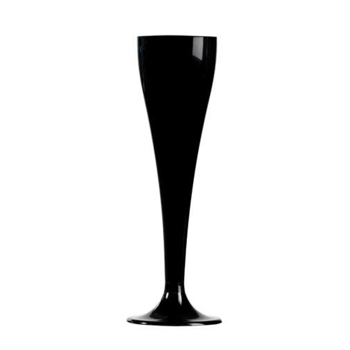 Flûte à champagne noire