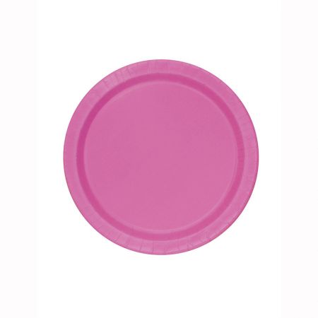 Assiette Jetable en Carton Ronde Couleurs 18cm