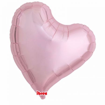 Ballon Mylar Coeur Sweet Rose Clair