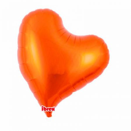 Ballon Mylar Coeur Sweet Orange
