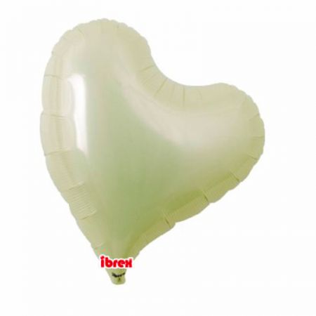 Ballon Mylar Coeur Sweet Ivoire