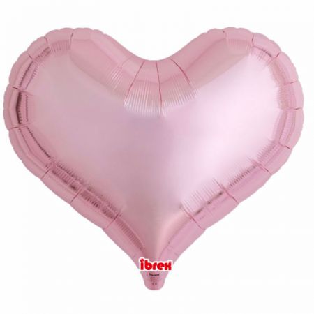 Ballon Mylar Coeur Jelly Rose Clair