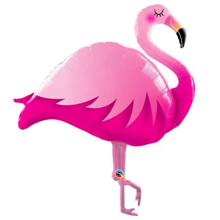 Ballon Mylar Flamant Rose Fushia