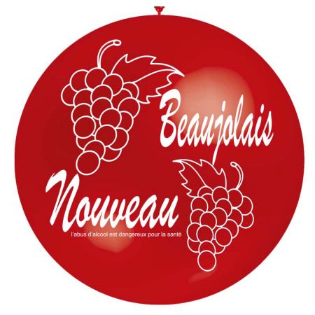 Ballon Géant Beaujolais Nouveau