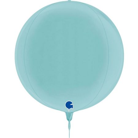 Ballon Globe Bleu Pastel