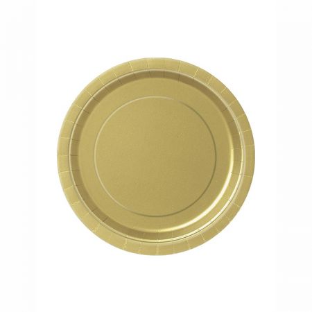 Assiette Jetable en Carton Ronde Embossée Couleurs 18cm
