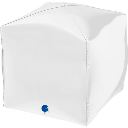 Ballon Cube 4D Blanc