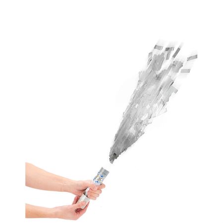 Canon à Confettis Argent